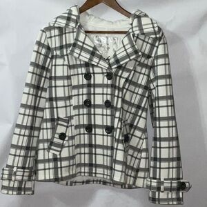 Sebby Plaid Jacket, Size L